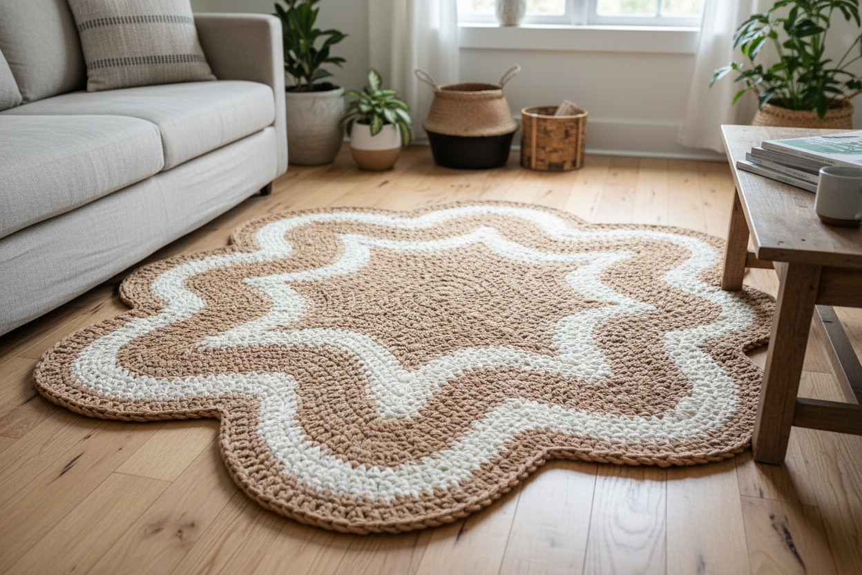 Bold Crochet Rug