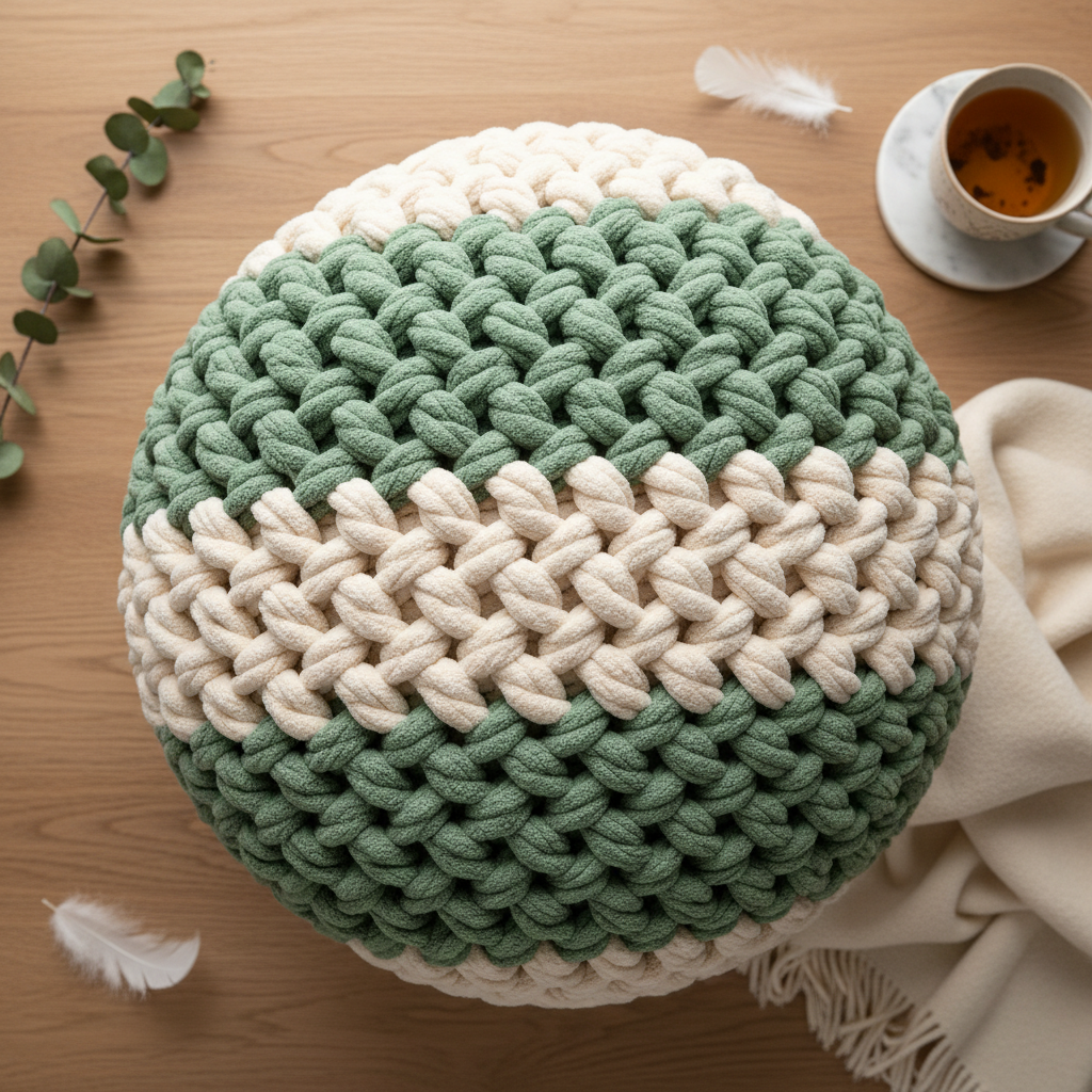 Close-up Crochet Texture