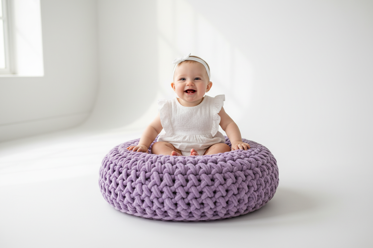 Sela Chunky Bébé - Lavande